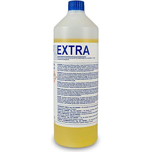 Extra Teppich-Shampoo (1L Flasche) für alle Waschsauger - sehr ergiebig - Mischverhältnis 1:200 (statt üblichen 1:5)