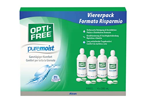 Opti-Free PureMoist Kontaktlinsen-Pflegemittel, Systempack, 1200 ml