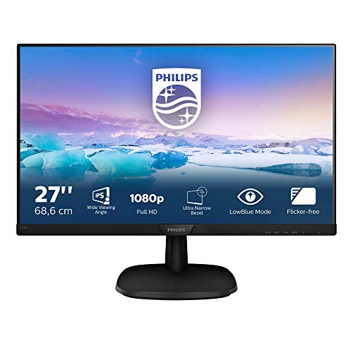 Philips 273V7QJAB - 27 Zoll FHD Monitor (1920x1080, 75 Hz, VGA, HDMI, DisplayPort) schwarz