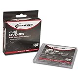 8cm Minidisc DVD-RW, 1.4GB, 2x, w/Jewel Case, Silver, 3/Pack, Sold as 1 Package