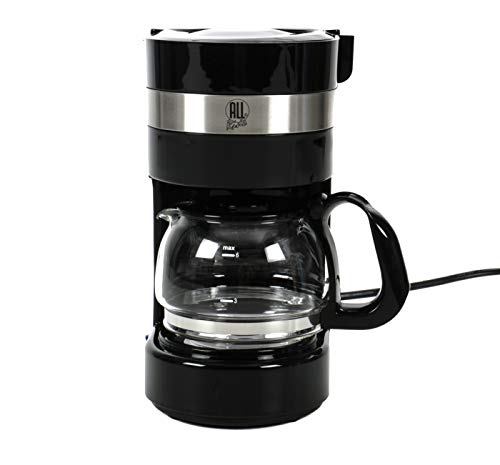 Kaffeemaschine LKW 24 Volt 300 Watt Glaskanne für 4-6 Tassen Warmhalteplatte Schwenkfilter Dauerfilter mit Griff Messlöffel Überhitzungsschutz