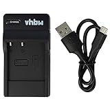 vhbw USB Akkuladegerät kompatibel mit Lidl/Silvercrest IAN 79938 Digitalkamera, Camcorder, Action Cam-Akku - Ladeschale