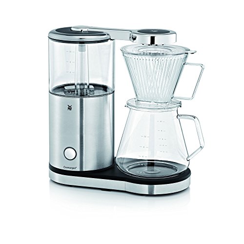 WMF AromaMaster Kaffeemaschine mit Glaskanne, Filterkaffee, 1 Tassen, Tropfstopp, Warmhalteplatte, Abschaltautomatik 147 W