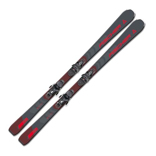 Ski Alpinski Carvingski On-Piste-Rocker - Fischer RC Fire SLR - 170cm - inkl. Bindung RS9 SLR Z2,5-9 - Modell 2024 - All Mountain Ski - geeignet für Einsteiger bis Fortgeschrittene
