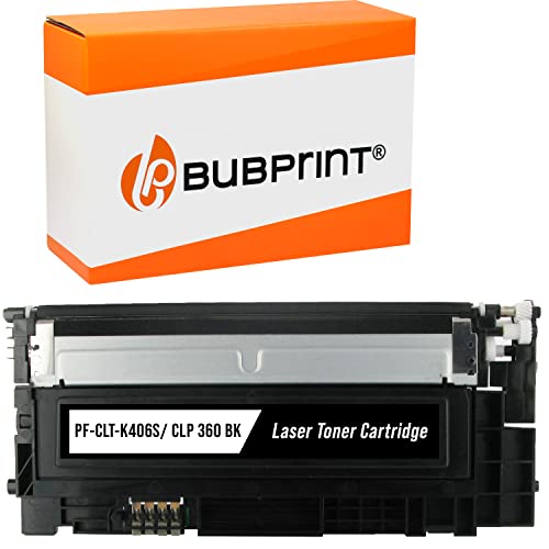 Bubprint Kompatibel Toner als Ersatz für Samsung CLT-K406S für CLP-360 CLP-365 CLP-365W CLX-3300 CLX-3305 CLX-3305FN CLX-3305FW CLX-3305W Xpress C410W C460 C460FW C460W Schwarz