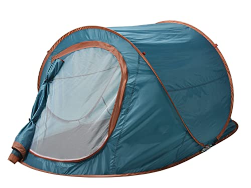 Wurfzelt für 2 Personen - 220x120cm - Pop Up Festivalzelt - Trekking Camping Zelt grün