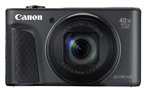 Canon Powershot SX730 HS Kompakte Digitalkamera mit Gehäuse DCC-2400 und Gorillapod, Schwarz