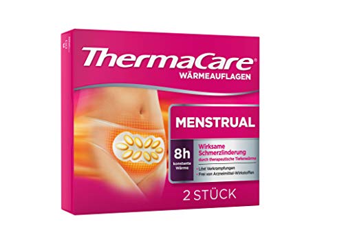 ThermaCare Wärmeauflagen bei Regelschmerzen – Schmerzlindernde Wärmepads bei Menstruationsschmerzen – Zum Lockern von Verspannungen im Unterleib – 2 Stück pro Packung
