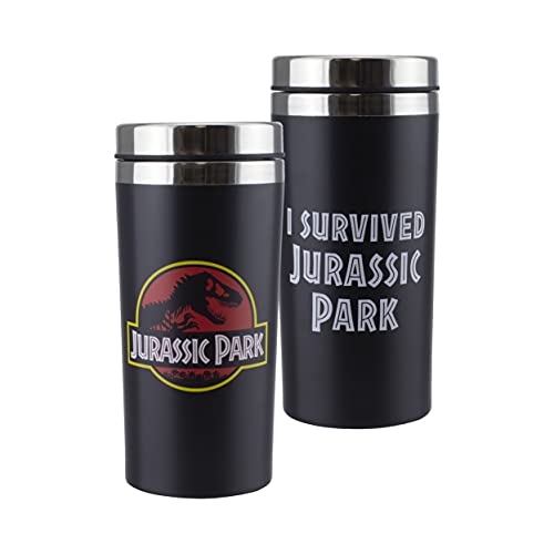 Paladone Jurassic Park Reisebecher Offiziell lizenziertes Film-Merchandise Mehrfarbig, 1 Stück (1er Pack)