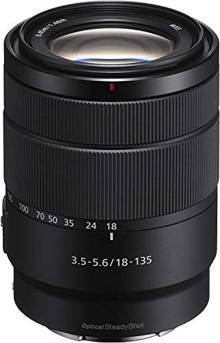 Sony SEL-18135 Zoom Objektiv 18-135mm F3.5-5.6 OSS (E-Mount APS-C geeignet für A5000/A5100/A6000 Serien und Nex) schwarz