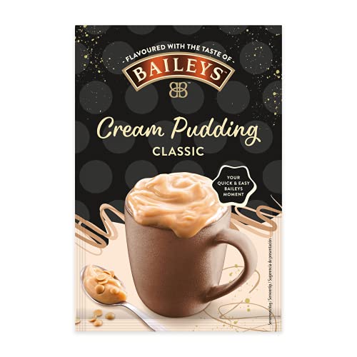 Baileys Cream Pudding Classic, alkoholfreier Quick and Easy Baileys Moment, Tassenpudding als Nachtisch oder als Snack für Zwischendurch, 1x59g Beutel