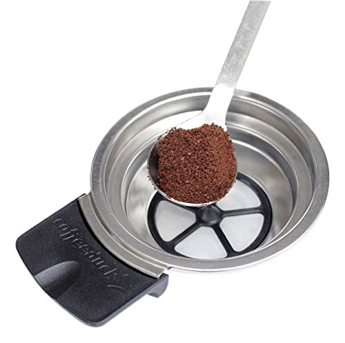 KF Coffeeduck Ecopad - Kaffeepadhalter - nachfüllbarer Padhalter - Kaffeefilter - Dauerfilter - für viele Senseo Latte Quadrante