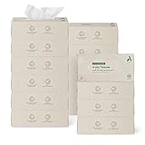 Amazon Aware 4-lagig Taschentücher - Hergestellt aus 100% recyceltem Papier, 1500 Stück, 15 Packungen mit 100
