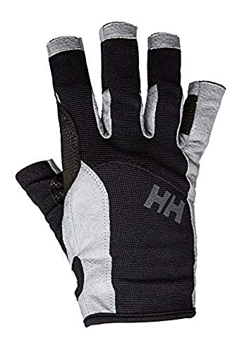 Helly Hansen SAILING GLOVE SHORT – Unisex Handschuhe zum Segeln und für Wassersport – Lederhandschuhe als Wind- und Wetterschutz auf dem Wasser