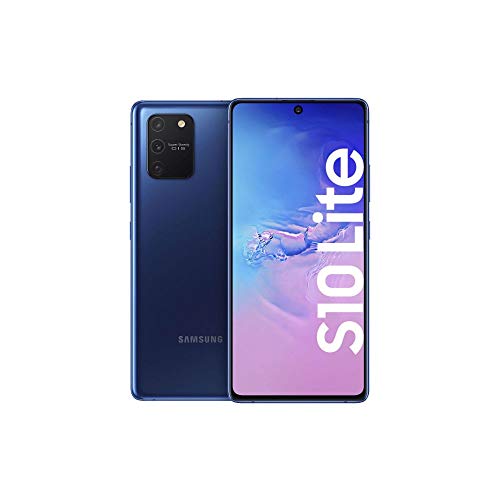 Samsung Galaxy S10 Lite Android Smartphone ohne Vertrag, 4.500 mAh Akku, Schnellldaden, 6,7 Zoll Super AMOLED Display, 128 GB/8 GB RAM, Dual SIM, Handy in blau, deutsche Version