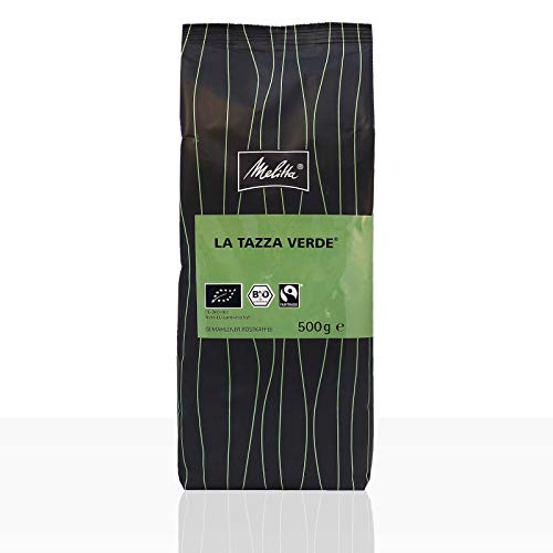 Melitta La Tazza Verde Röstkaffee Bio Fairtrade - 12 x 500g Kaffee gemahlen, Filterkaffee