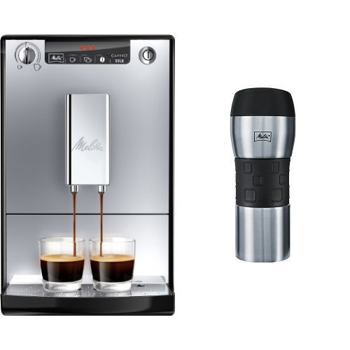 Melitta E 950-103 Kaffeevollautomat Caffeo Solo + Melitta 206056 IsolierTrinkbecher