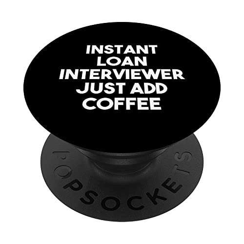 Sofortdarlehen Interviewer Fügen Sie einfach Kaffee hinzu - Lus PopSockets mit austauschbarem PopGrip