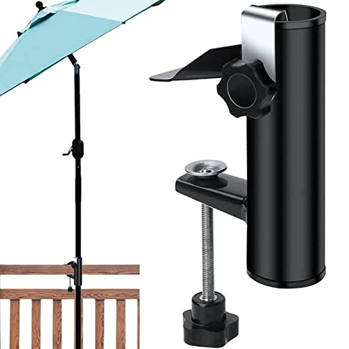 LEcylankEr Terrassenschirm-Klemme, Sonnenschirmhalter Balkongeländer, Schirmständer für die Terrasse, Schirmständer für Veranstaltungen im Freien, Camping