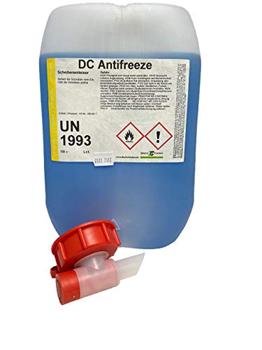 DC Antifreeze Scheibenenteiser 10 Liter Kanister + Auslaufhahn - Entfroster - Defroster