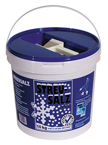Streusalz 10 kg Eimer mit Schaufel Deutsche Salinen Qualität Auftausalz TOP Qualität Winter Salz