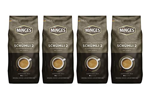 Minges Schweizer Schümli II Kaffee Bohnen 4 x 1kg