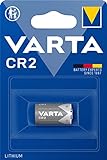 VARTA Batterien CR2 Lithium Rundzelle, 1 Stück, 3V, Spezialbatterien für elektronische Kleingeräte, mit langanhaltender, höchster Leistung