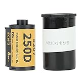Focket 135 Kamera Farbfilm, 35mm Rollfilm ECN 2 ISO 200 250° Weitwinkel Farbnegativfilm ISO 200 250°, hochauflösender, kontrastreicher Farbdruckfilm für Anfänger (8 Blatt)