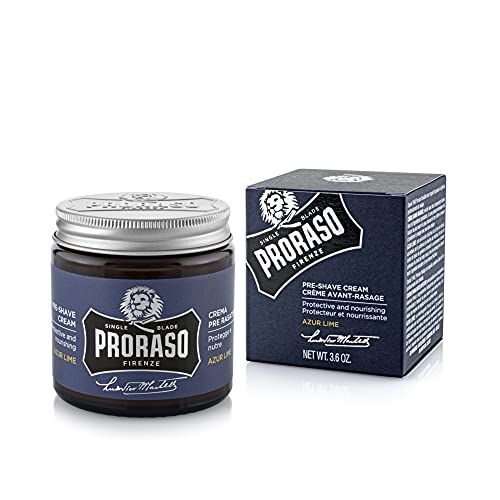 Proraso Pre Shave Cream single blade Azur Lime, 100 ml