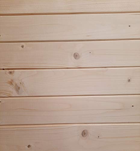 AZZAP Profilbretter Profilholz Fassadenprofil Fasebretter 15x90mm Länge:100cm Holz 30 St.