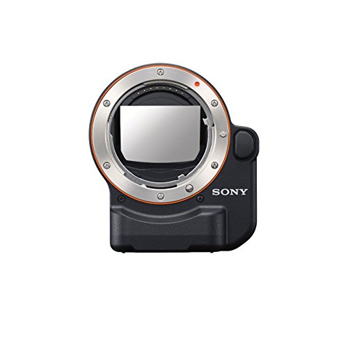 Sony LA-EA4 Objektiv Adapter (E-Mount auf A-Bajonett) für 35mm Vollformat Kamera ILCE-7 und ILCE-7R, Schwarz