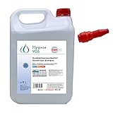 Hygiene VOS Desinfektionswaschmittel flüssig 5 Liter Hygiene Waschmittel für hygienesensible Textilien Derma Test Siegel zertifizierte Wäsche-Desinfektion - Waschmittel Flüssig 5L