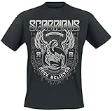 Scorpions Rock Believer Ornaments Männer T-Shirt schwarz 3XL 100% Baumwolle Band-Merch, Bands