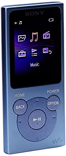 Sony NW-E394 Walkman 8GB (Speicherung von Fotos, UKW-Radio-Funktion) blau