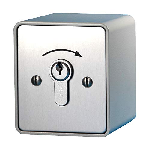 BAUER - Schlüsselschalter AP 1 Schliesser | Torantrieb, Garagentor, Antrieb, Schiebetor, Garage, Einfahrt