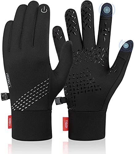 Handschuhe Herren Damen Touchscreen Fahrradhandschuhe Anti-Rutsch Winddicht Handschuhe Kaltes Wetter Handschuhe zum Autofahren Radfahren Skifahren Arbeiten Outdoor
