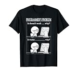 Programmierer Informatiker Lustiges Cartoon T-Shirt
