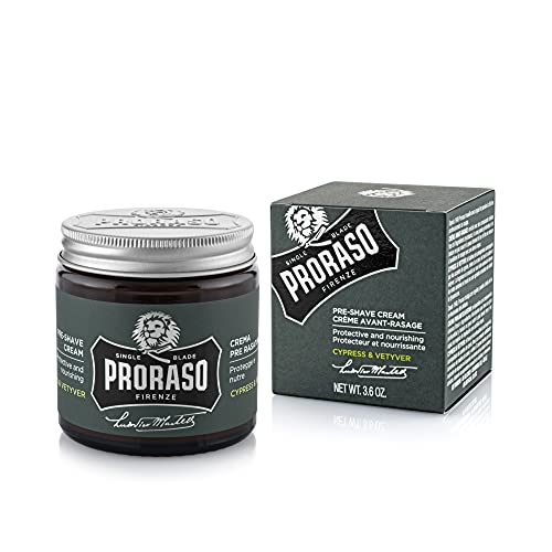 Proraso Pre Shave Cream single blade Cypress & Vetiver, 100 ml