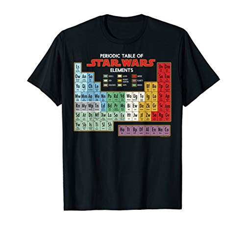 Star Wars Periodic Table Poster T-Shirt