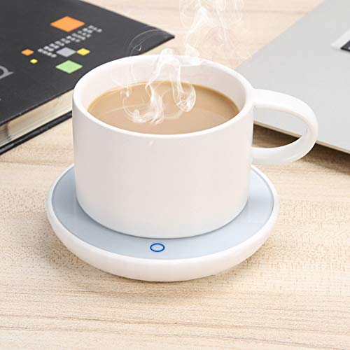 CGgJT Kaffeetasse wärmer, kompakte Größe Becher wärmer, tragbar weiß for Büro for Zuhause Keep Kaffee warm Halten Tee warm (US 110V) (Color : Us 110v)
