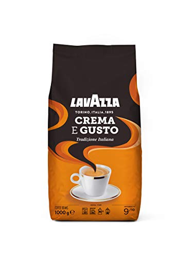 Lavazza Kaffeebohnen - Crema e Gusto Tradizione Italiana - 1er Pack (1 x 1 kg)