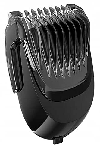 Philips Click-on Bartstyler Aufsatz RQ111 RQ111/60 Einstellbar, schwarz, Trimmen mit Stylen und Rasieren Series S5000 S7000 S9000