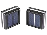 Zaundirekt Pfostenkappe Solar LED Beleuchtung - kompatibel mit 60x40-60x60-40x40-50x50mm Pfosten