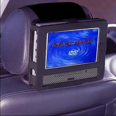 Auto Kopfstützenhalterung für 9 Zoll DVD-Player mit Neigungs- und Schwenkfunktion Kfz Halterung Kopfstütze - von TFY