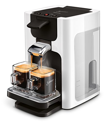 Philips Domestic Appliances Senseo HD7865/00 Quadrante Kaffeepadmaschine, XL-Wassertankz, 1.45 Watt, 27 x 19 x 29 cm, weiß