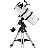 Zoomion Genesis 200/800 EQ-4 Spiegelteleskop für Jugendliche & Erwachsene - Astronomisches Teleskop Komplett-Set für den Einstieg in die Astronomie