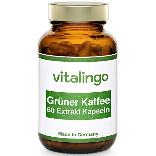 Grüner Kaffee Extrakt - Hochdosiert 50% Chlorogensäure - 60 Kapseln à 496mg - Deutsche Herstellung Laborgeprüft