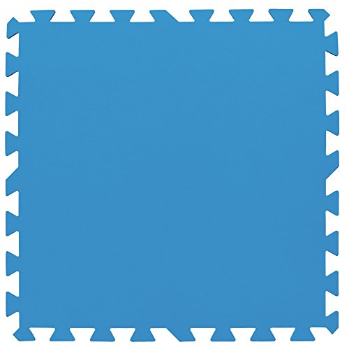 Bestway 58220 Pool Bodenschutz Fliesen Set 8 Stück, Blau, 50 x 50 cm