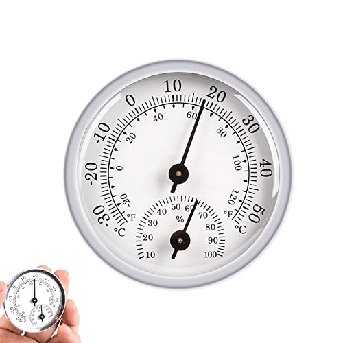 Olakin Thermo-Hygrometer, Thermometer Hygrometer Innen Analog, Zimmerthermometer und Luftfeuchtigkeitsmessgerät, für zu Hause oder im Büro, Raumklima Kontrolle
