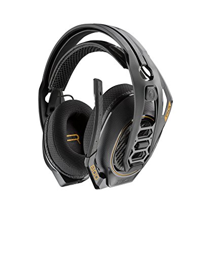 Plantronics RIG 800HD, kabelloses Gaming-Headset DOLBY Atmos, schwarz, gelb ,25